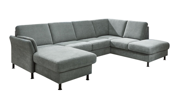 Basis-Ecksofa plano|FORM Lirio in der Farbausführung Steel