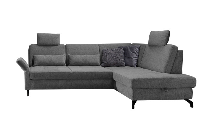 Komfort-Ecksofa Westminster, in der Farbausführung Anthrazit