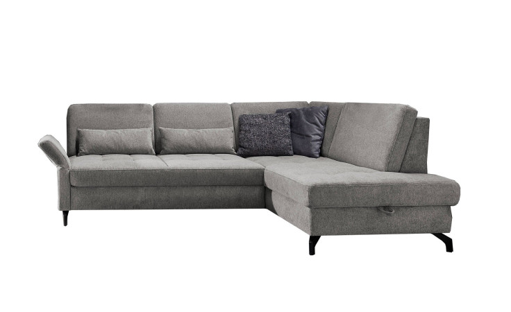 Basis-Ecksofa Westminister in der Farbe Grau