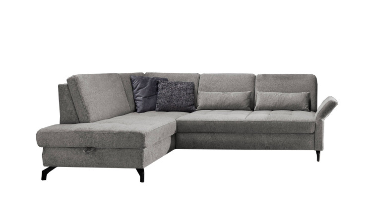 Basis-Ecksofa Westminister in der Farbe Grau