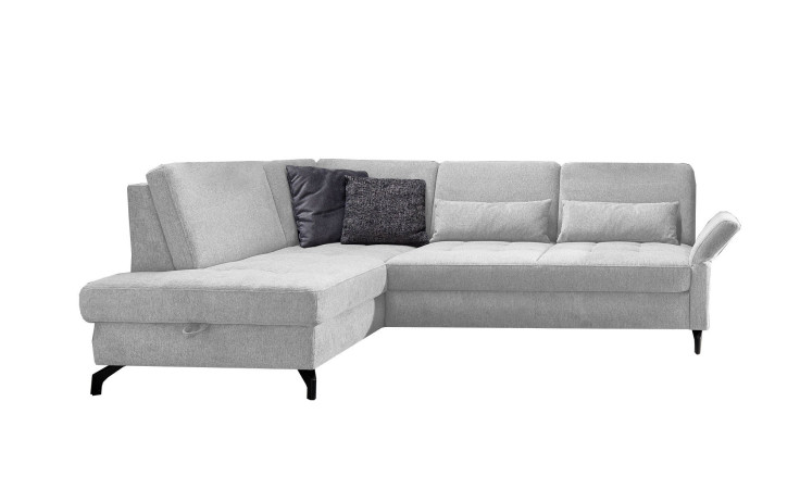 Basis-Ecksofa Westminister in der Farbe Silver