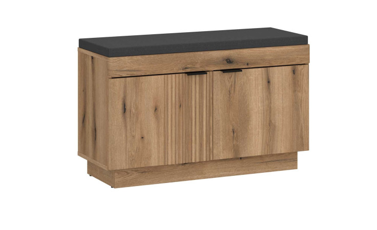 Sitzbank Delaware in der Farbausführung Coast Evoke Eiche, Schrägansicht