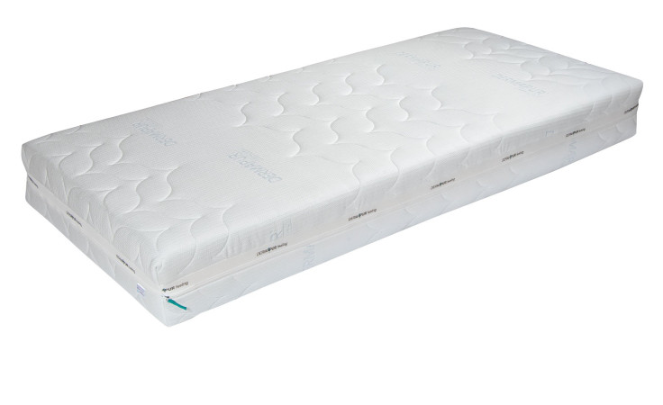 Matratze Dermapur Feeling 21 100 x 200 cm H3 in einem weißen Bezug