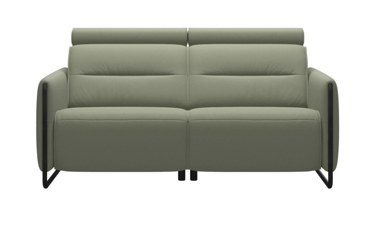 2-Sitzer Sofa Stressless Emely, in der Farbausführung Shadow Green, Frontansicht