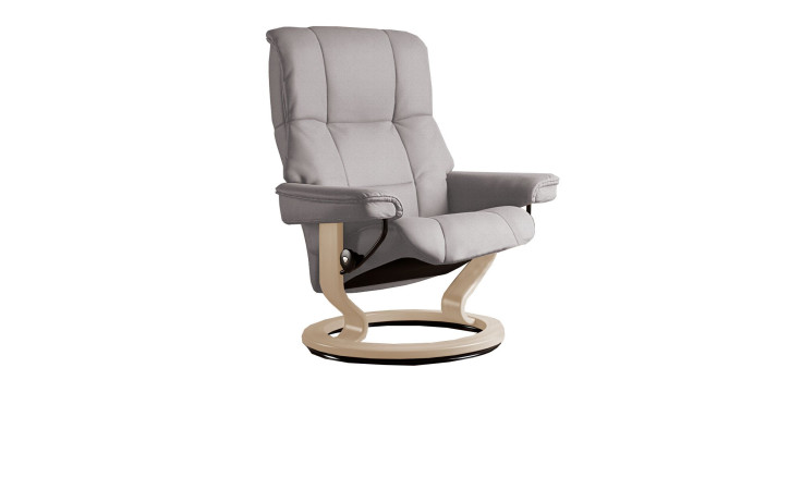 Realxsessel Stressless Mayfair (l) Classic, in der Farbausführung Light Grey