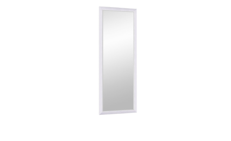 Rahmenspiegel Violetta mit einem weißen Rahmen in einer rechteckigen Form.