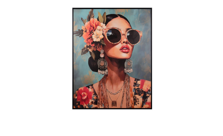 Leinwandbild Lady Suri, Kunstdruck 80 x 100 cm