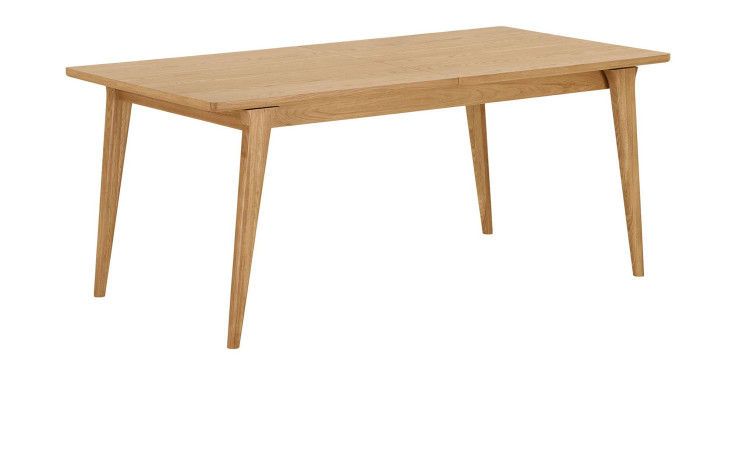 Ausziehtisch Nilla von House Nordic in Eichenfurniert, inkl. einer Verlängerungsplatte
