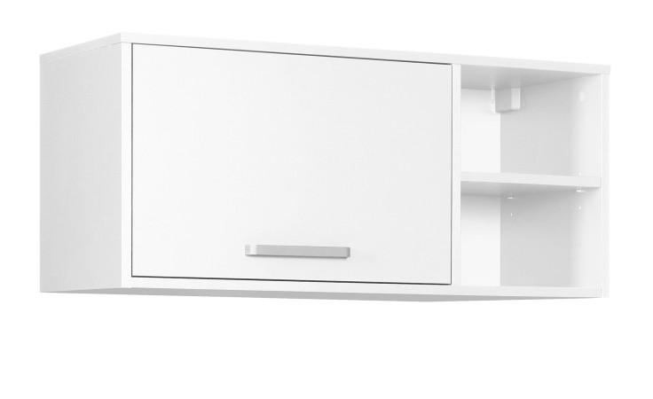 Hängeschrank Lifestyle in Weiß mit 1 Klappe und 2 Fächern