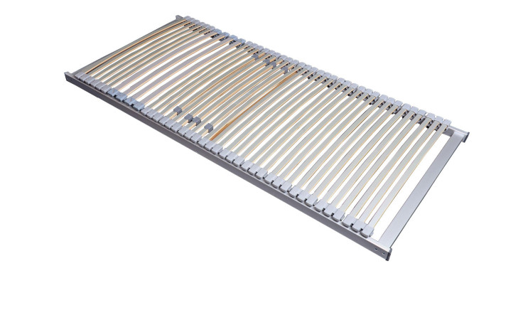 Federholzrahmen Ergo Plus EL KFB 100 x 200 cm in Silber / Carbon aus Birkenschichtholz