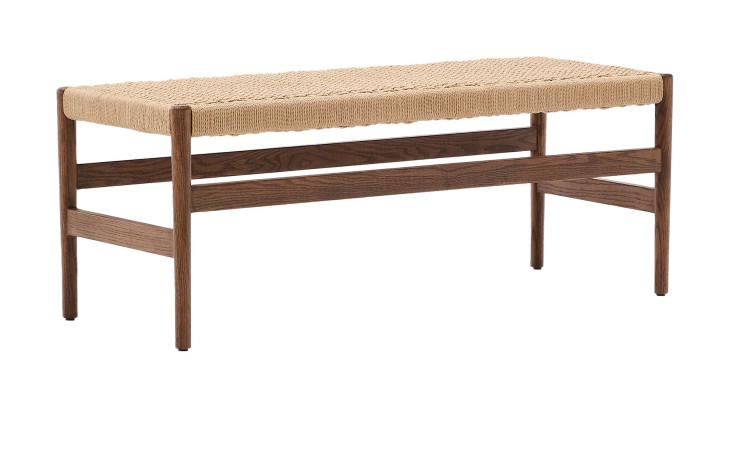 Bank Zaide von Kave Home, Gestell Eichenholz