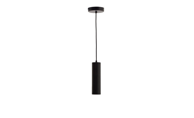 Deckenleuchte Andia von Kave Home aus Aluminium in Schwarz, Länge individuell einstellbar