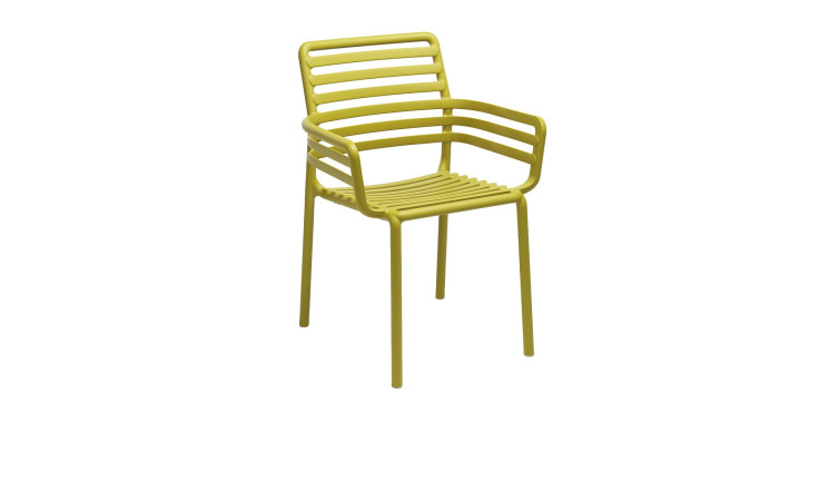 Gartenstuhl Doga in Pera (Hellgrün) Matt-Effekt, aus Fiberglass-Polypropylen