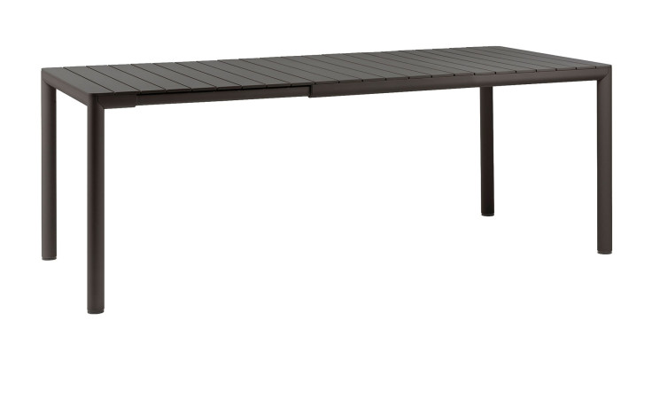Gartentisch Tevere 147, aus UV-beständigem Fiberglass-Polypropylen in Anthrazit