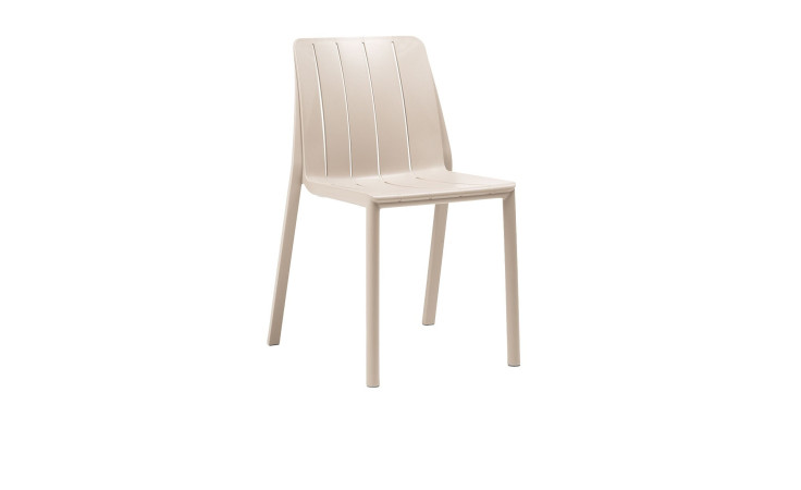 Gartenstuhl Tiberina Bistro, aus Fiberglass-Polypropylen in Corda (Kaschmir)