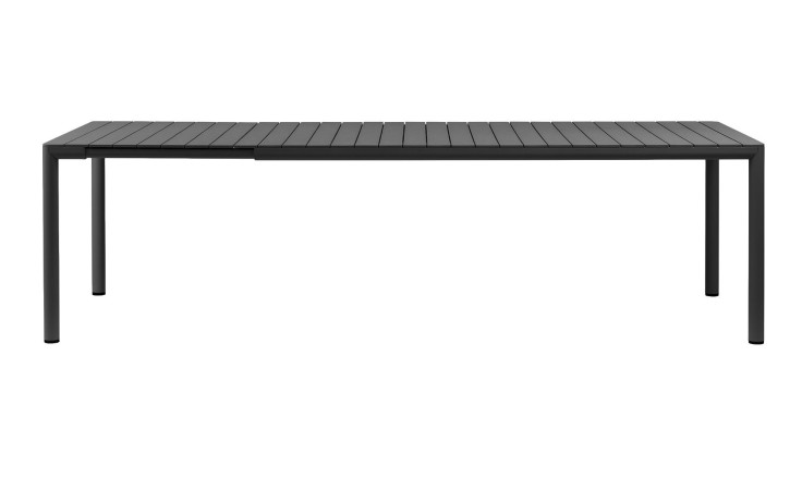 Gartentisch Tevere 210, aus UV-beständigem Fiberg- lass-Polypropylen in Anthrazit