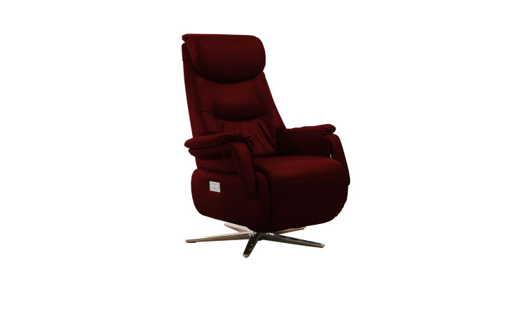 Komfort-Relaxsessel MONDO Multimaxx Pelaks, in der Farbausführung Weinrot
