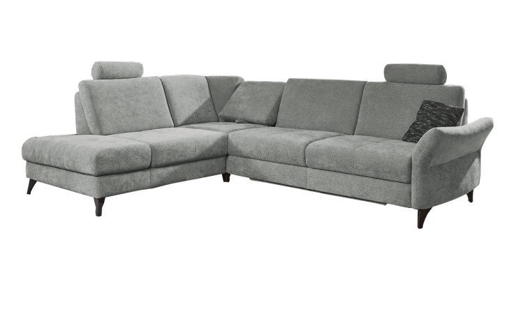 Komfort-Wohnlandschaft MONDO Belcaro in der Farbe Alu 