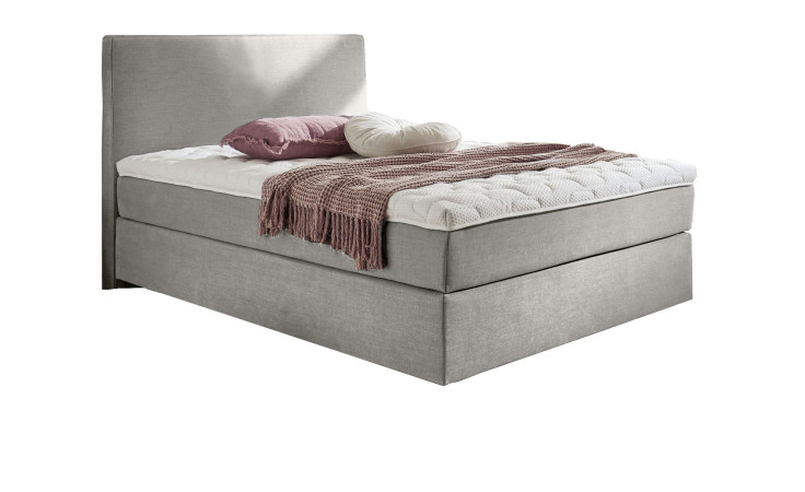 Boxspringbett vito Asetto in der Farbe Silbergrau