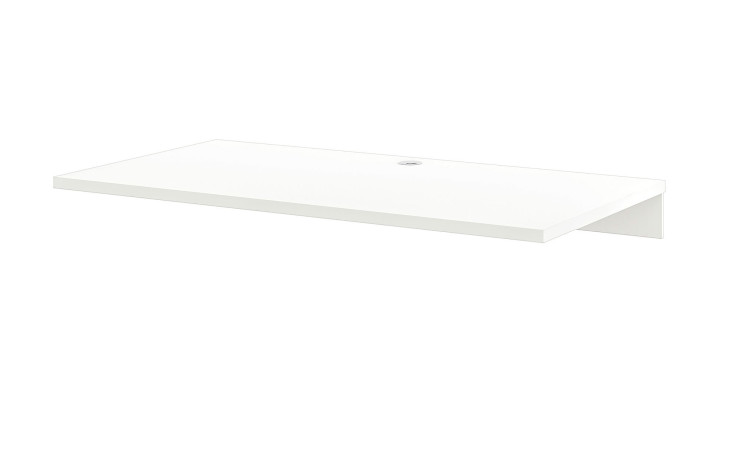 Schreibtischplatte vito Vary im Dekor Ice White supermatt