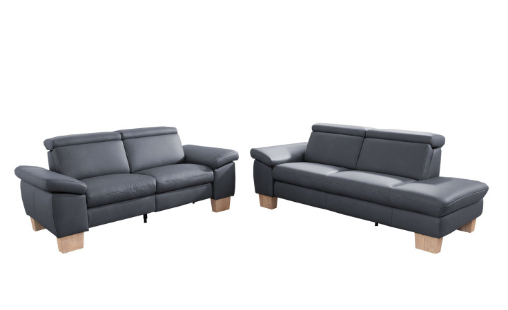 Komfort-Sitzgruppe vito Tonga, in der Farbausführung Blau/Grau