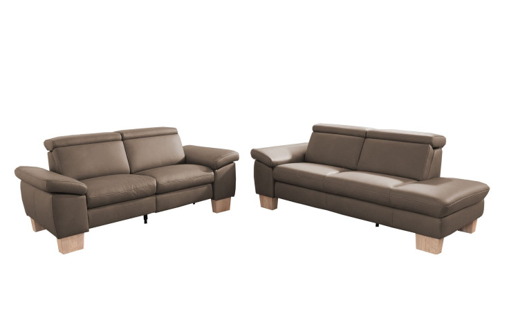 Komfort-Sitzgruppe vito Tonga, in der Farbausführung Coffee