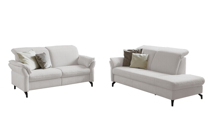 Komfort-Sitzgruppe vito Sadena, in der Farbausführung Silber