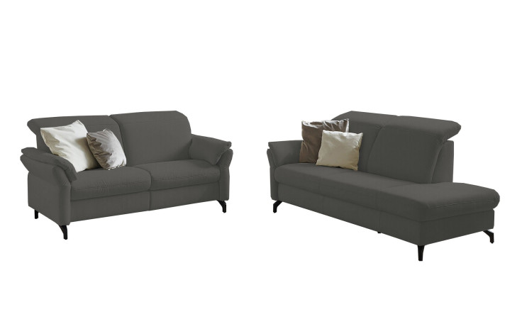 Komfort-Sitzgruppe vito Sadena, in der Farbausführung Anthrazit