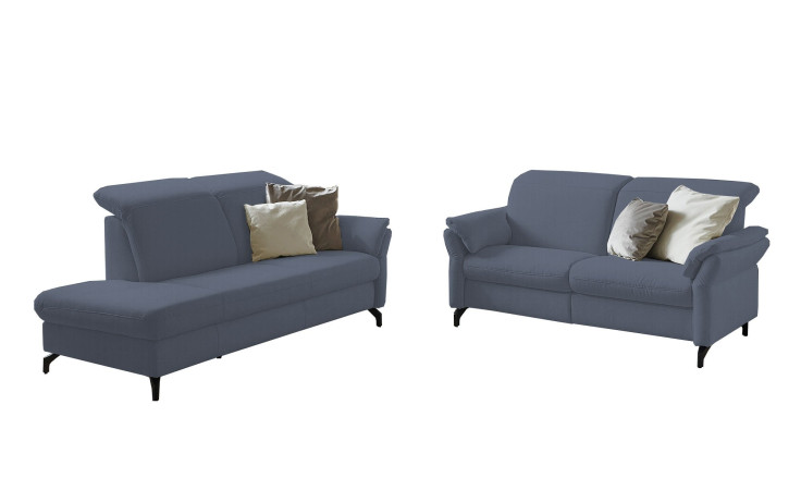 Komfort-Sitzgruppe vito Sadena, in der Farbausführung Graublau