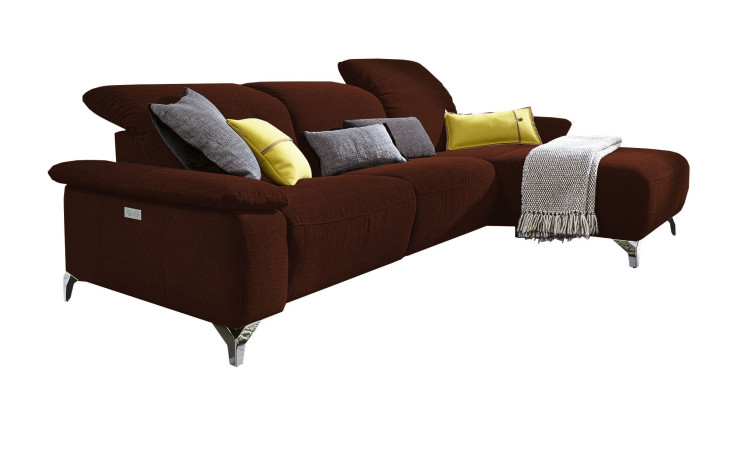 Basis - Ecksofa Musterring MR 370, in der Farbausführung kupfer