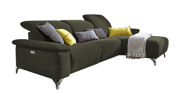 Basis - Ecksofa Musterring MR 370, in der Farbausführung oliv