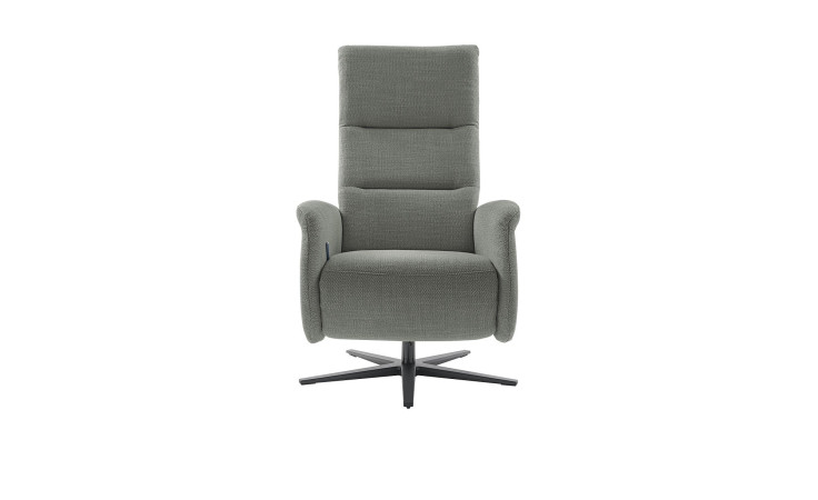 Relaxsessel Musterring MR 376, in der Farbausführung silber, Frontansicht