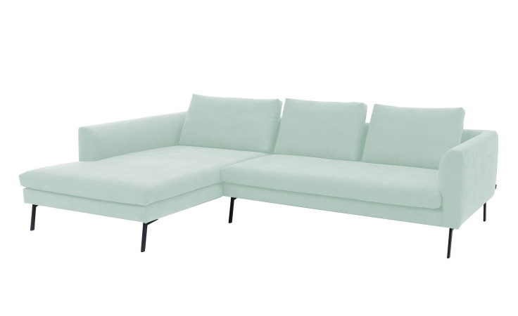 Basis-Wohnlandschaft Musterring 4820, in der Farbausführung Mint, Schrägansicht