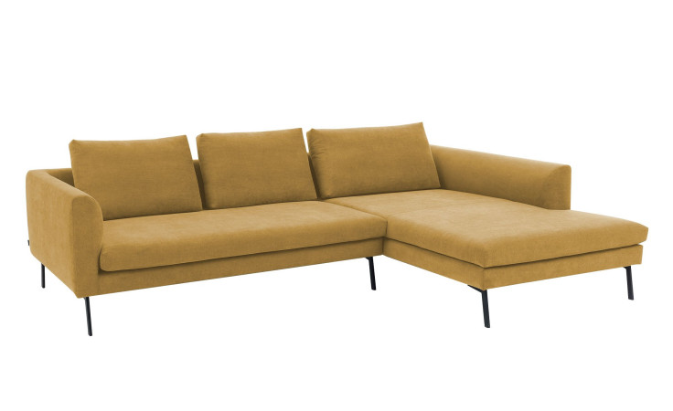 Basis-Wohnlandschaft Musterring 4820, in der Farbausführung Curry, Schrägansicht