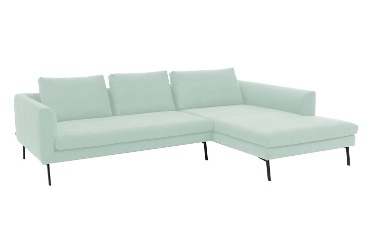 Basis-Wohnlandschaft Musterring 4820, in der Farbausführung Mint, Schrägansicht