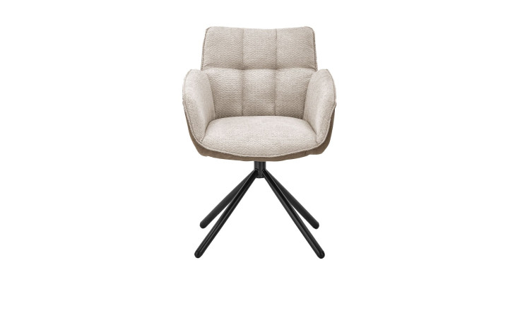 Schalensessel set one Frisco in der Farbe taupe