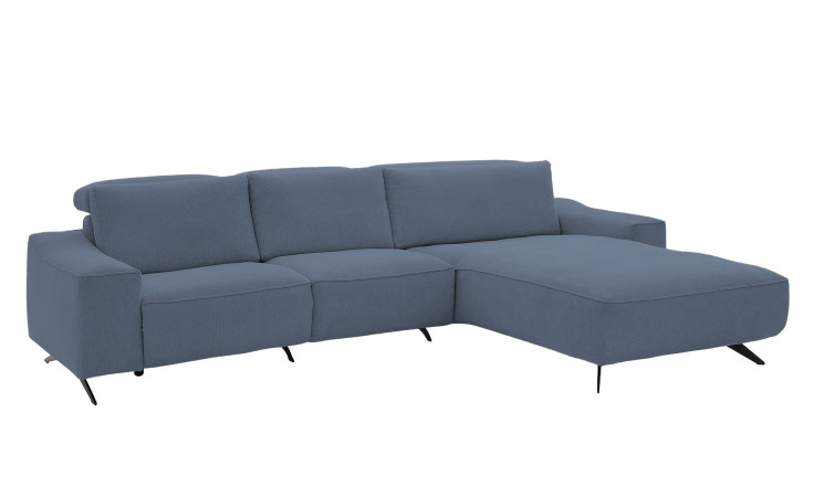 Komfort-Wohnlandschaft Musterrring MR 9450, in der Farbausführung Blue, Schrägansicht
