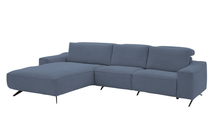Komfort-Wohnlandschaft Musterrring MR 9450, in der Farbausführung Blue, Schrägansicht