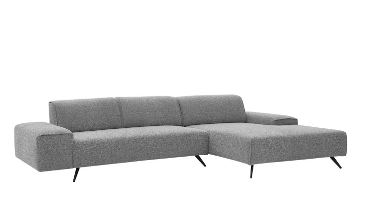 Komfort-Wohnlandschaft Musterring MR 2985, in der Farbausfürhung Grau, Schrägansicht