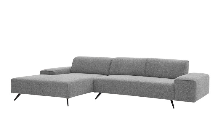 Komfort-Wohnlandschaft Musterring MR 2985, in der Farbausfürhung Grau, Schrägansicht