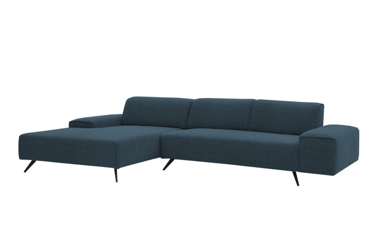 Komfort-Wohnlandschaft Musterring MR 2985, in der Farbausfürhung Navy, Schrägansicht