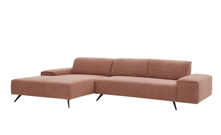 Komfort-Wohnlandschaft Musterring MR 2985, in der Farbausfürhung Rot, Schrägansicht