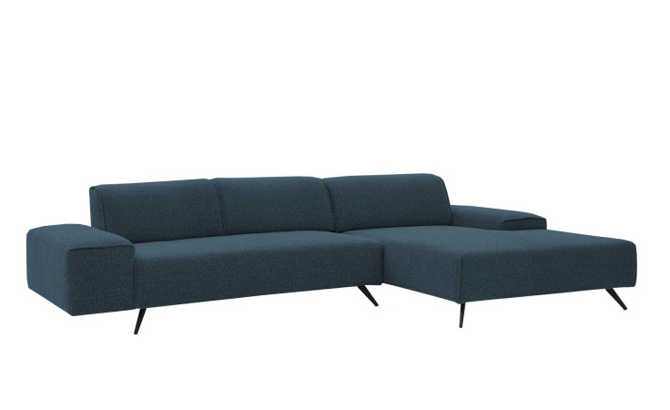 Komfort-Wohnlandschaft Musterring MR 2985, in der Farbausfürhung Navy, Schrägansicht