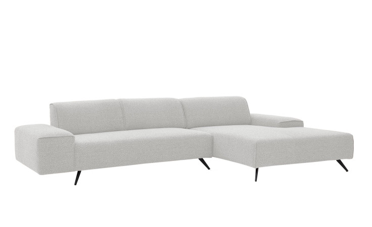 Komfort-Wohnlandschaft Musterring MR 2985, in der Farbausfürhung Weiß, Schrägansicht