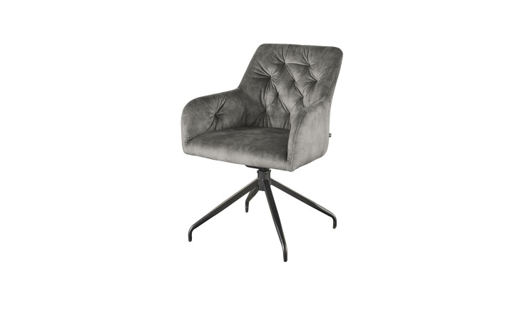 Armlehnenstuhl set one Yonkers in der Farbe grau