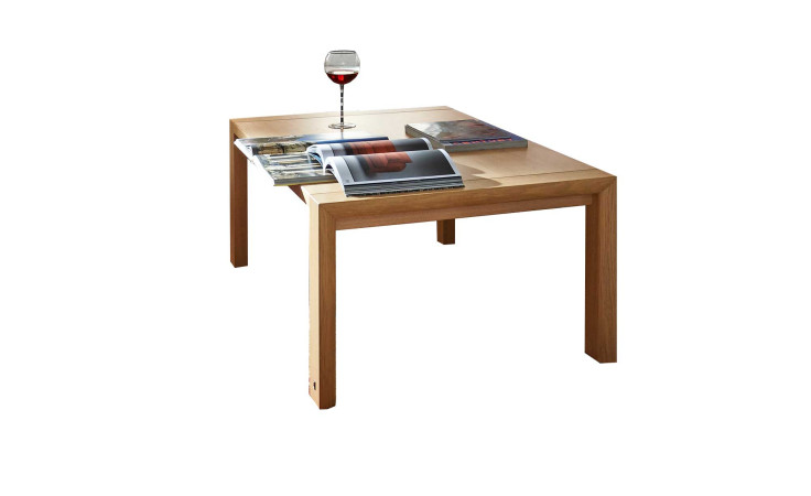 Couchtisch Musterring Kanto in Asteiche massiv, Vierfußtisch 