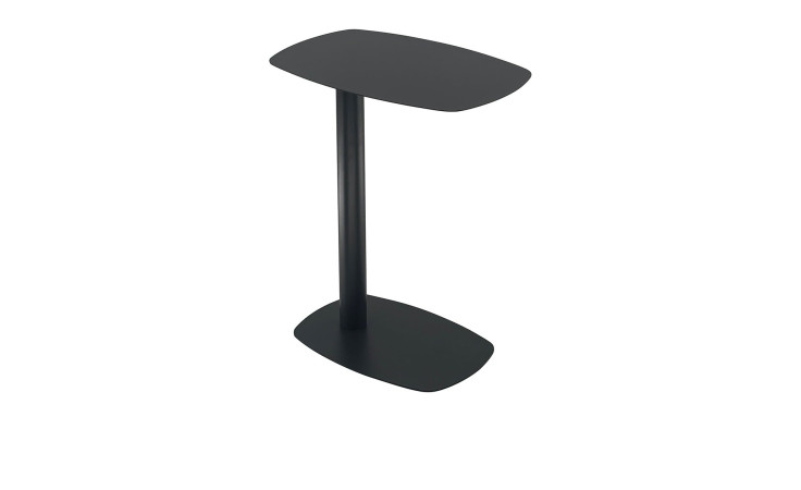 Beistelltisch Lenny in Anthrazit aus Stahl