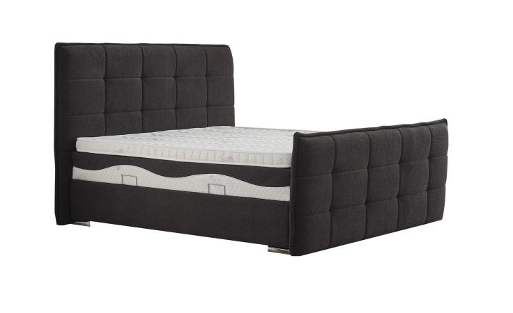 Bett Lavello, in der Farbausführung Anthrazit