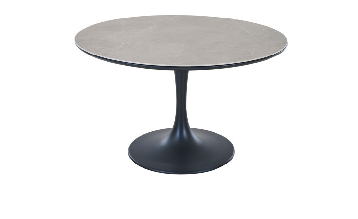 Gartentisch MONDO Latea mit einer Platte in Beton-Optik, Gestell Anthrazit