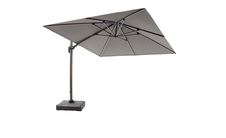 Sonnenschirm inkl. LED inkl. Schutzhülle und Fuß